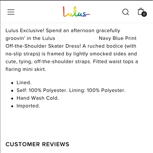 Lulu’s Navy Square Polka Dot Off Shoulder Dress - Picture 6 of 13